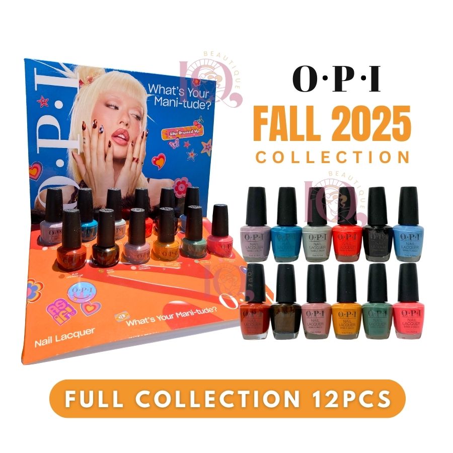 OPI "What's Your Mani-tude" Nail Lacqer Fall 2025 Full 12pcs + Display