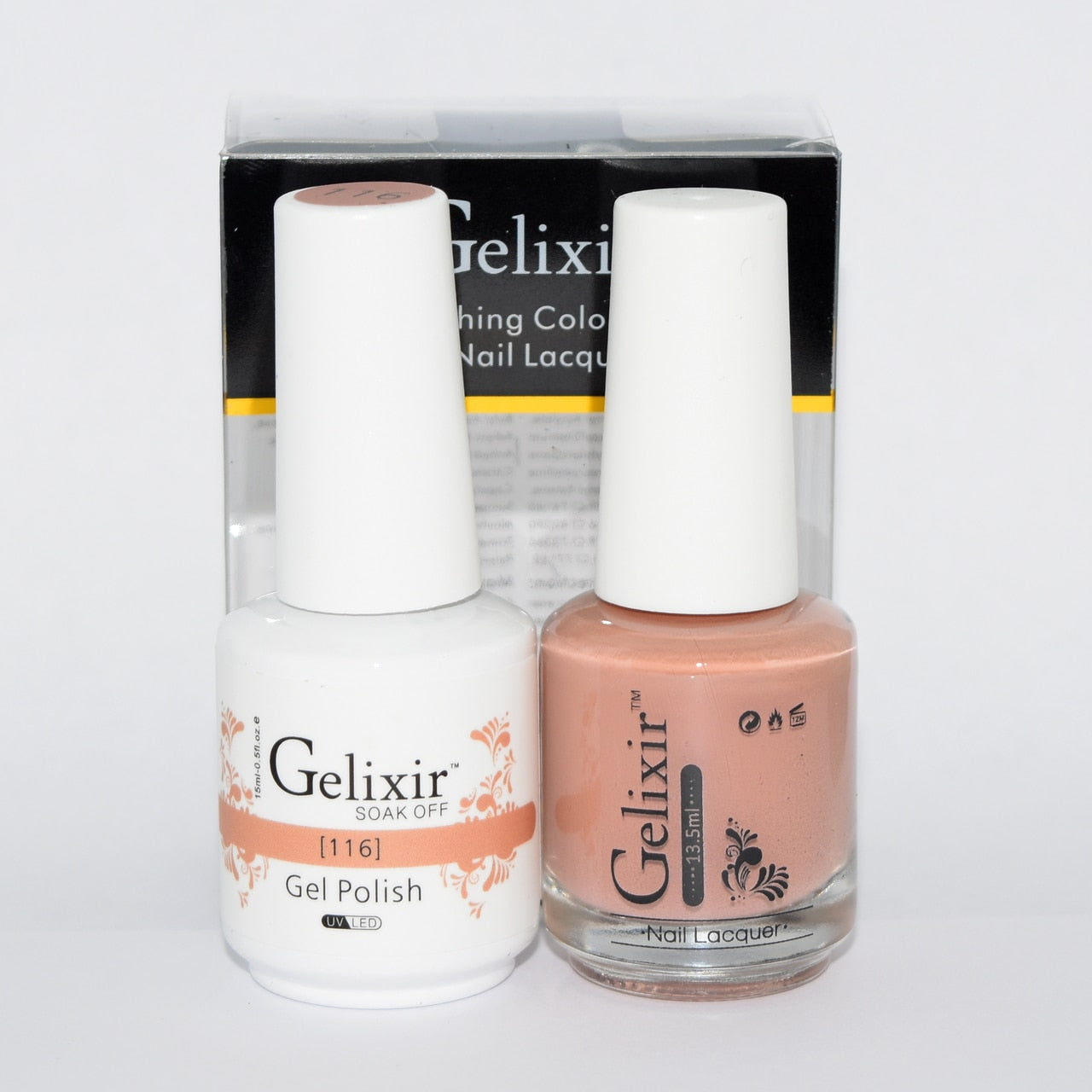GELIXIR MATCHING COLOR DUO - GEL POLISH & NAIL LACQUER #116