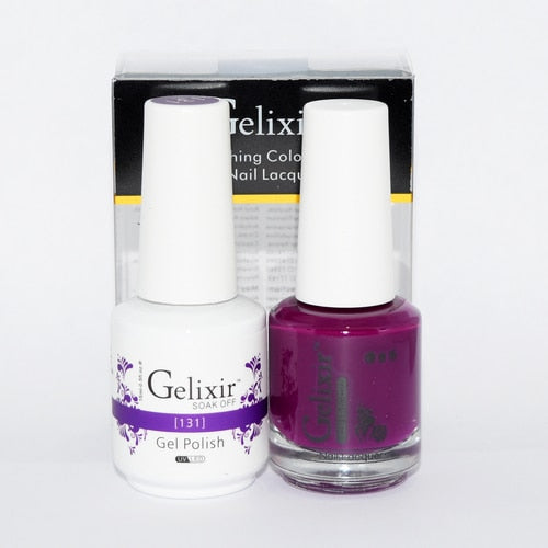 GELIXIR MATCHING COLOR DUO - GEL POLISH & NAIL LACQUER #131