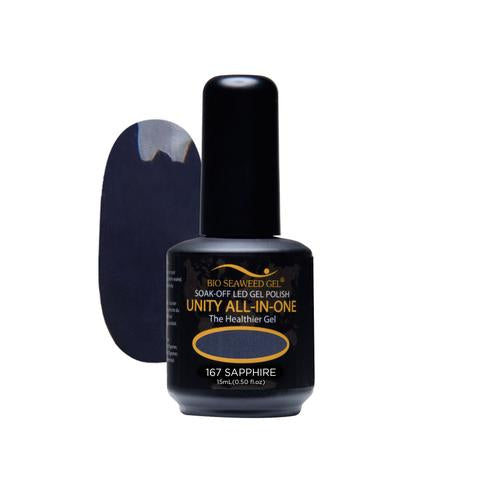 BIO SEAWEED GEL 167 Sapphire UNITY-ALL-IN-ONE Color Gel Polish