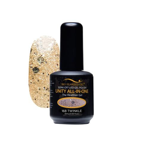 BIO SEAWEED GEL 168 Twinkle UNITY-ALL-IN-ONE Color Gel Polish
