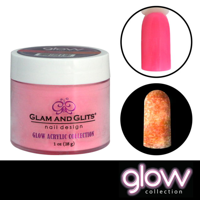 Glam and Glits Acrylic Powder Glow Collection #2008 Hi Aurora!