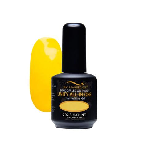 BIO SEAWEED GEL 202 Sunshine UNITY-ALL-IN-ONE Color Gel Polish