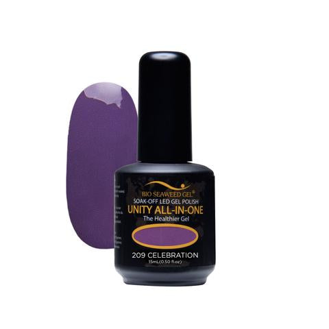 BIO SEAWEED GEL 209 Celebration UNITY-ALL-IN-ONE Color Gel Polish