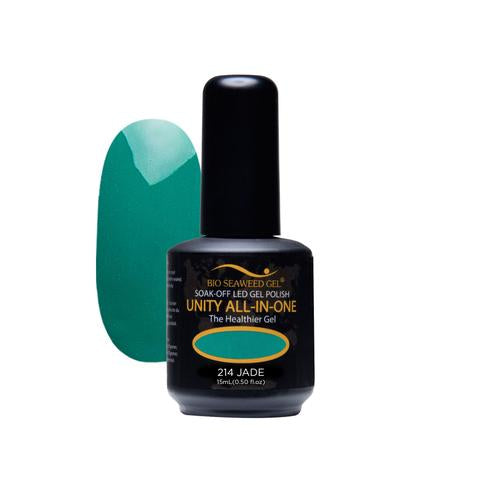 BIO SEAWEED GEL 214 Jade UNITY-ALL-IN-ONE Color Gel Polish