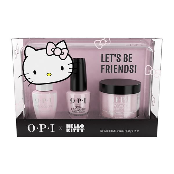OPI Hello Kitty "Let's Be Friends!" Trio Pack - Gel Nail Polish Powder Dip