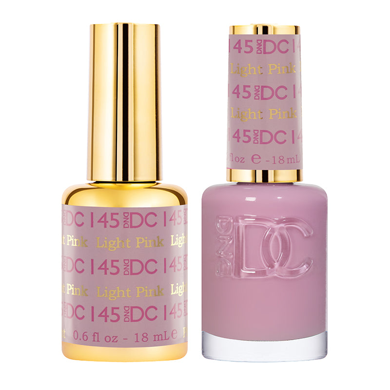 DND DC Matching Gel Polish Duo #145 - Light Pink