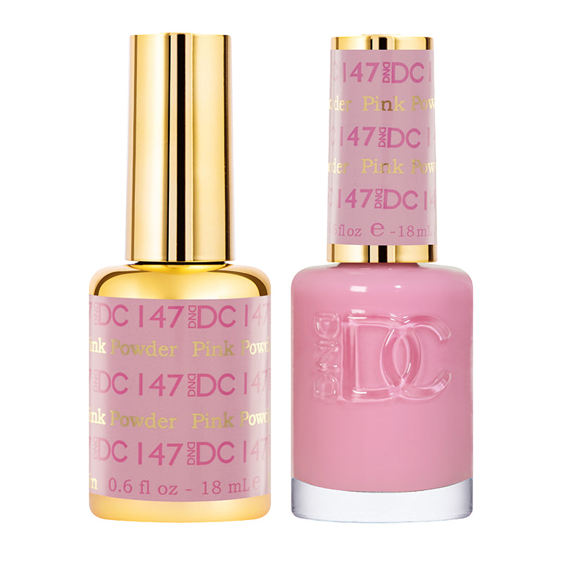 DND DC Matching Gel Polish Duo #147 - Pink Powder