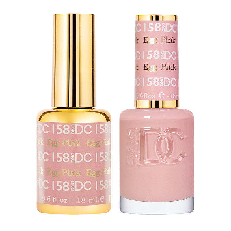 DND DC Matching Gel Polish Duo #158 - Egg Pink