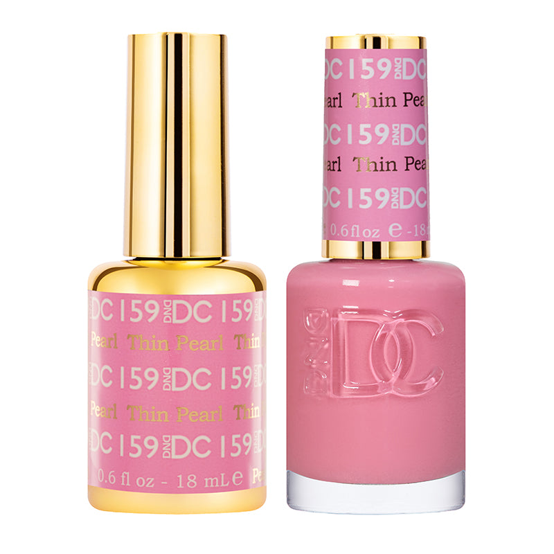 DND DC Matching Gel Polish Duo #159 - Thin Pearl