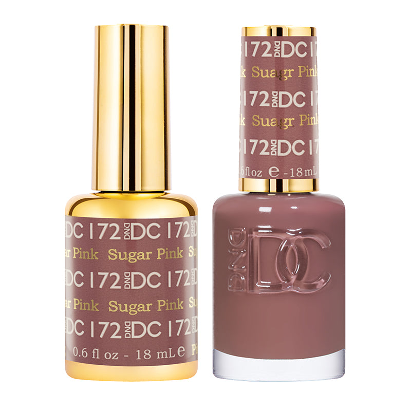DND DC Matching Gel Polish Duo #172 - Sugar Pink