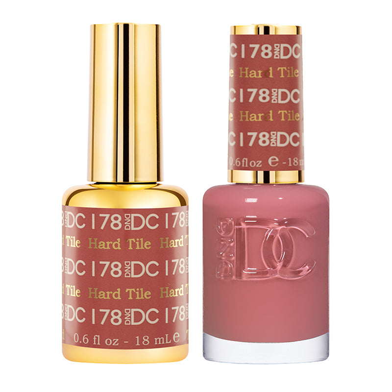 DND DC Matching Gel Polish Duo #178 - Hard Tile