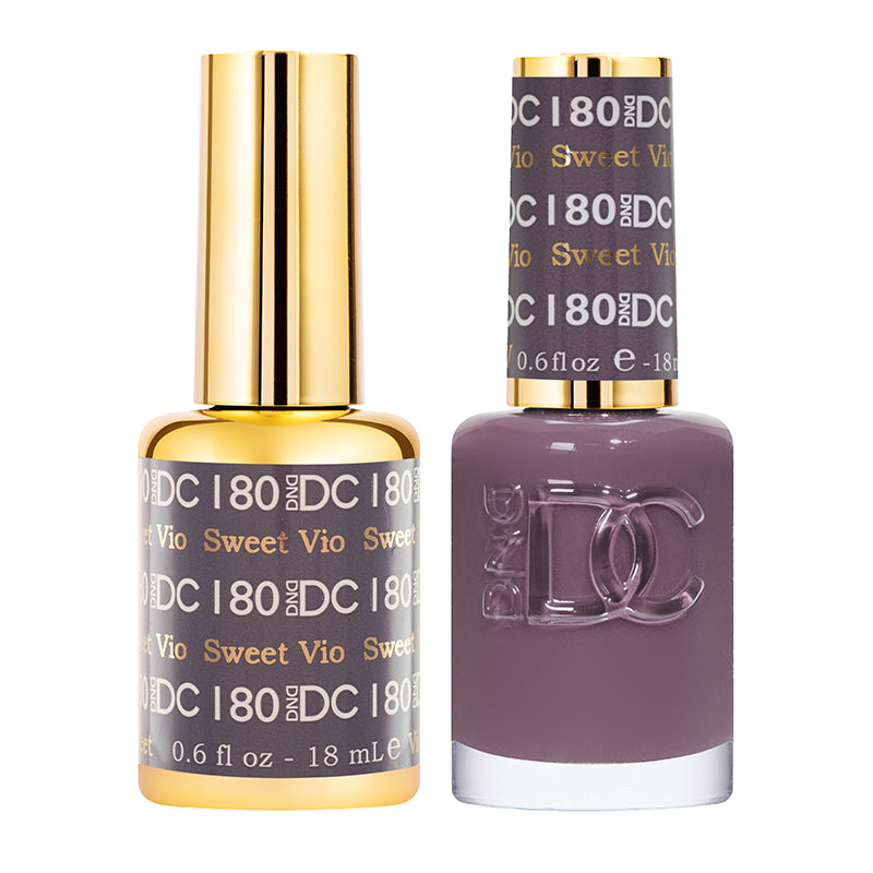 DND DC Matching Gel Polish Duo #180 - Sweet Violet