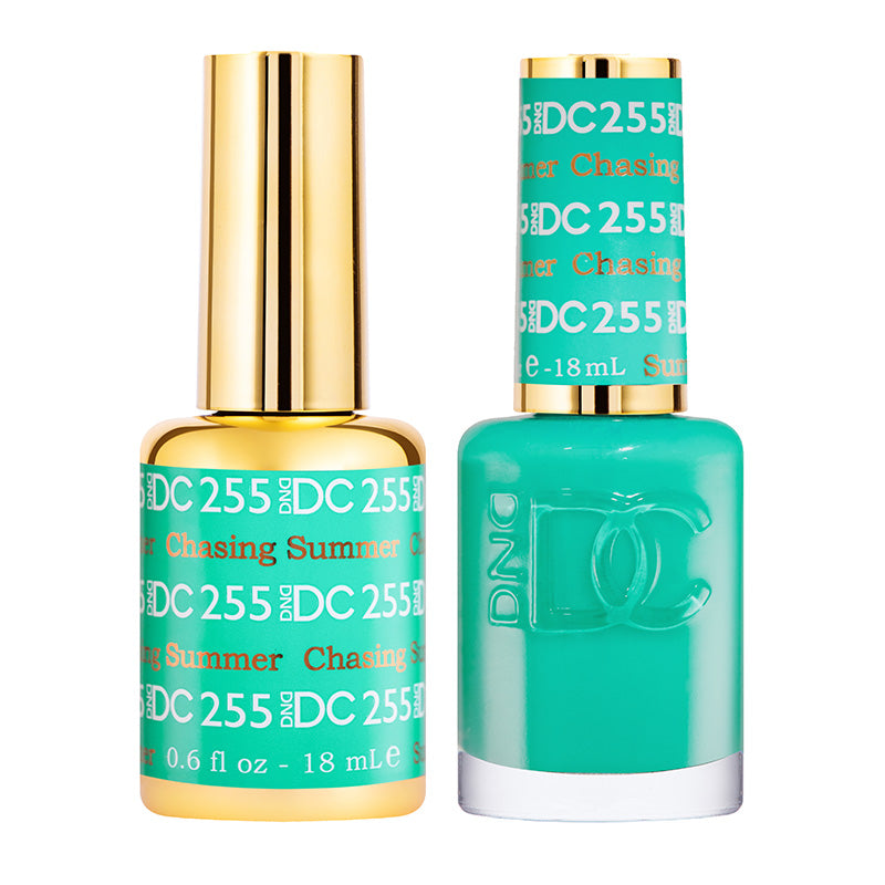 DND DC Matching Gel Polish Duo #255 - Chasing Summer