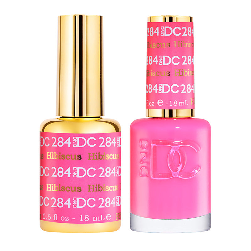 DND DC Matching Gel Polish Duo #284 - Hibiscus