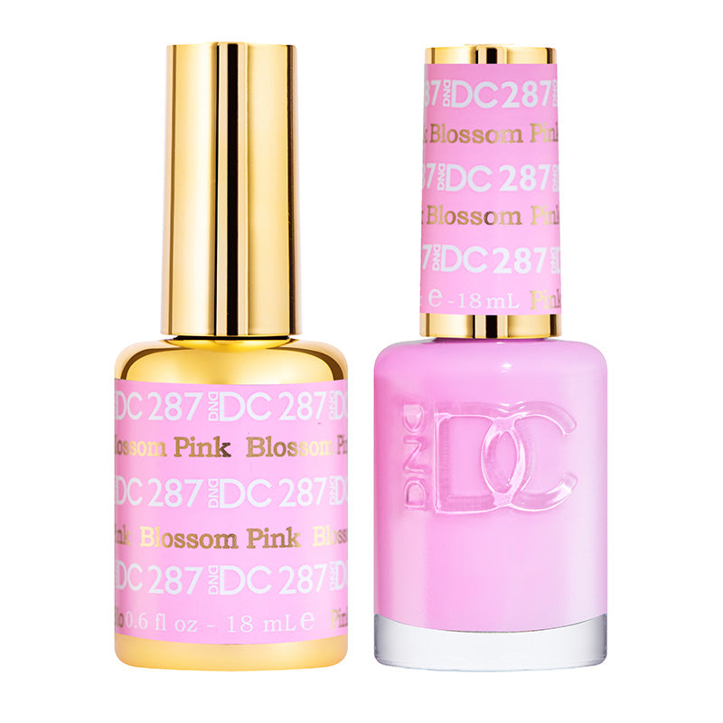 DND DC Matching Gel Polish Duo #287 - Blossom Pink
