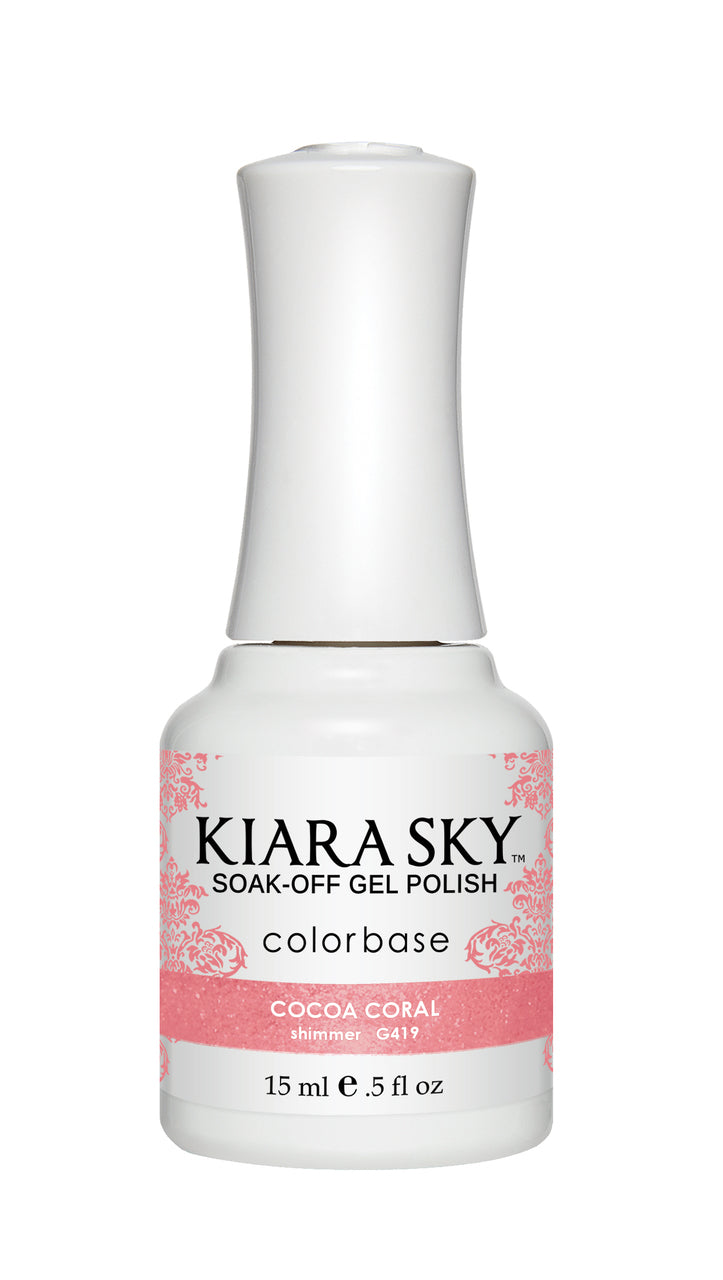 KIARA SKY GEL POLISH - G419 COCOA CORAL