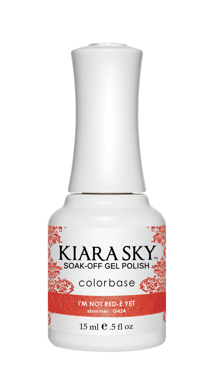 KIARA SKY GEL POLISH - G424 I'M NOT RED-E YET