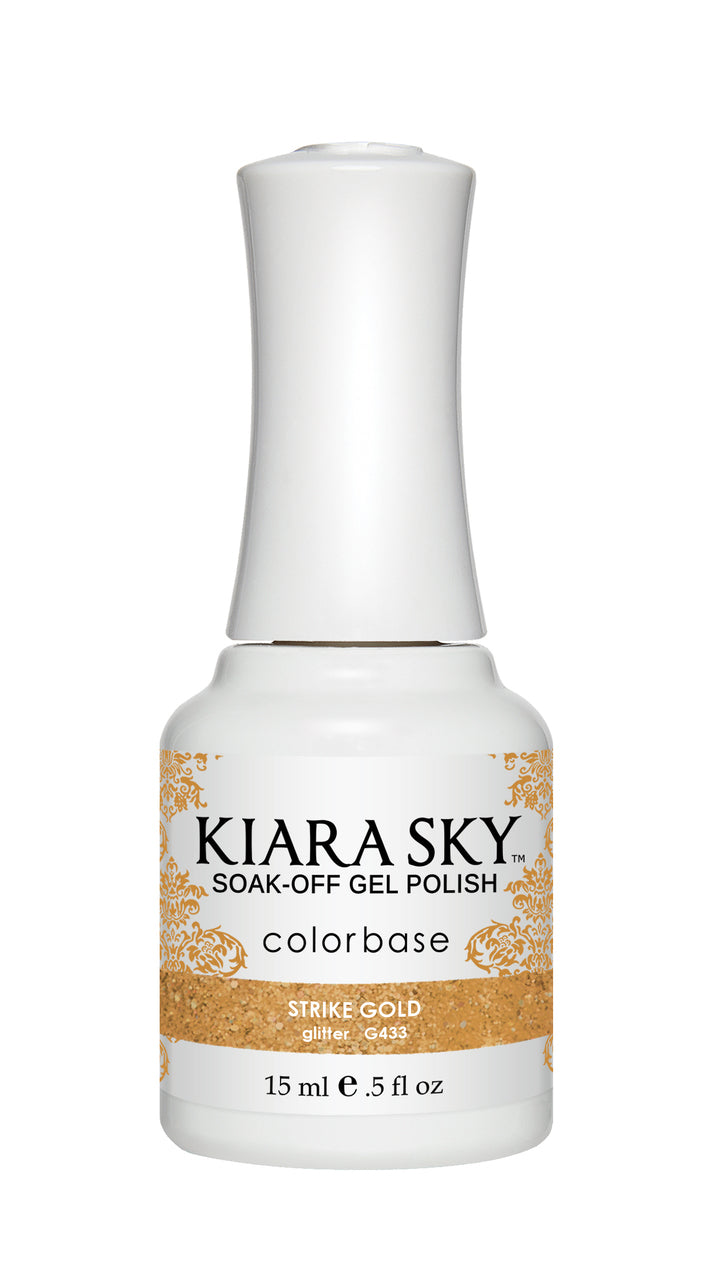 KIARA SKY GEL POLISH - G433 STRIKE GOLD