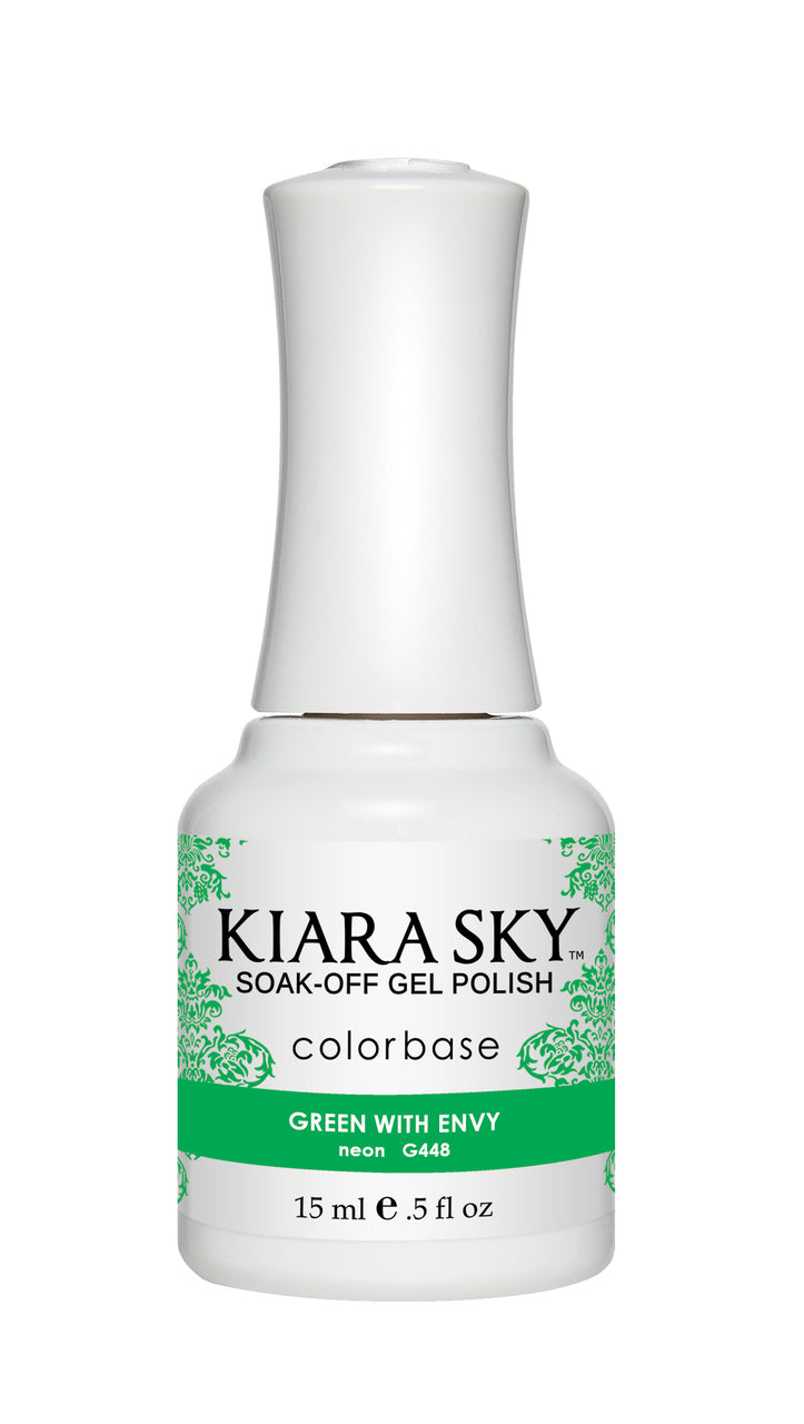 KIARA SKY GEL POLISH - G448 GREEN WITH ENVY