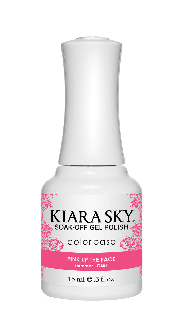 KIARA SKY GEL POLISH - G451 PINK UP THE PACE
