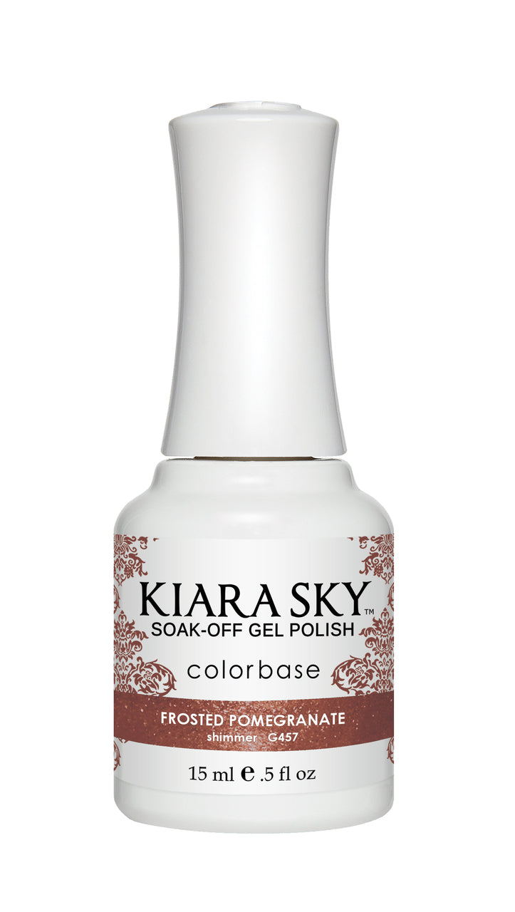 KIARA SKY GEL POLISH - G457 FROSTED POMEGRANATE