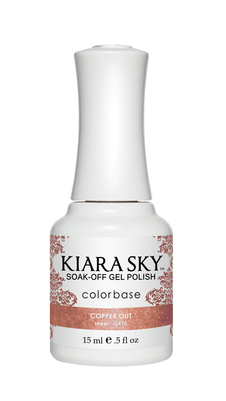 KIARA SKY GEL POLISH - G470 COPPER OUT