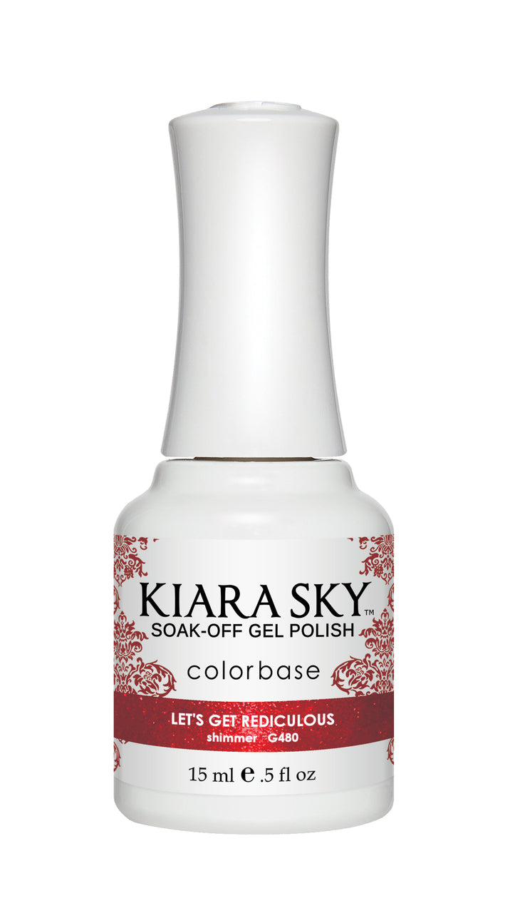 KIARA SKY GEL POLISH - G480 LET'S GET REDICULOUS