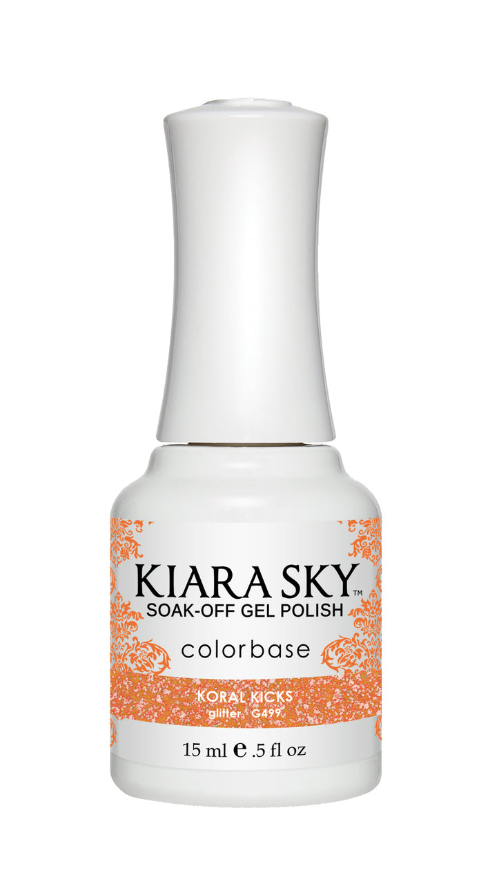 KIARA SKY GEL POLISH - G499 KORAL KICKS