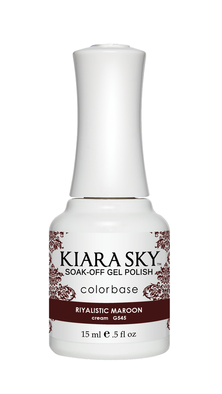 KIARA SKY GEL POLISH - G545 RIYALISTIC MAROON