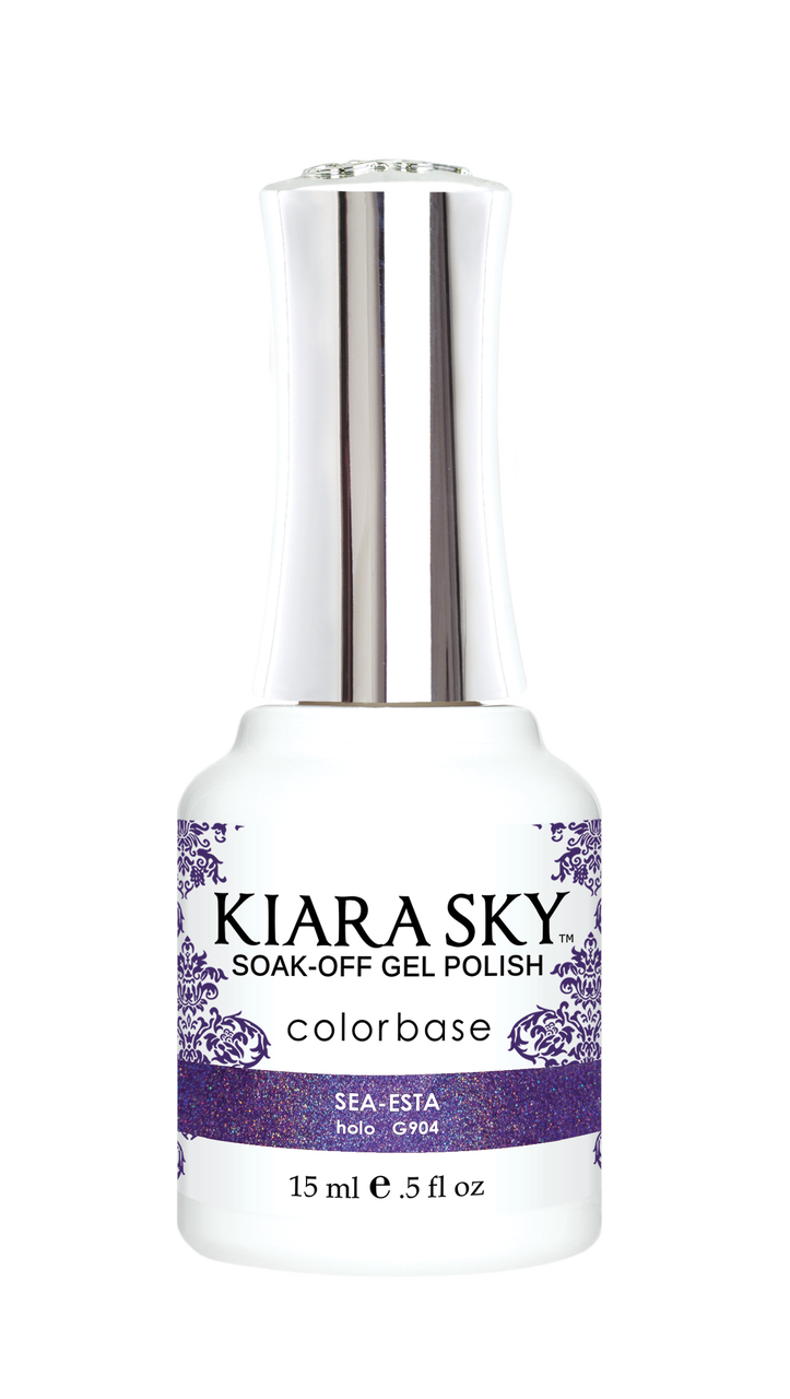 KIARA SKY HOLO MERMAID COLLECTION 2017 - GEL POLISH - G905 LET'S SHELLEBRATE