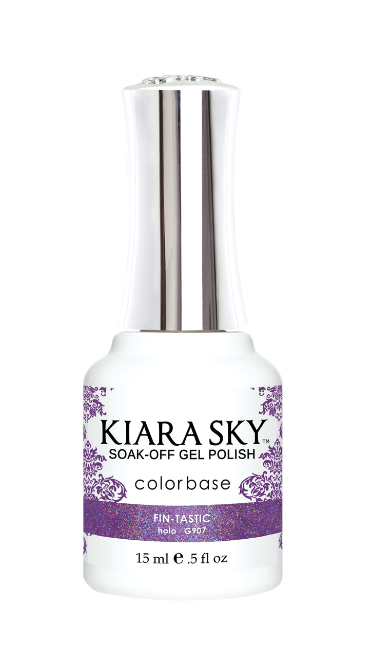 KIARA SKY HOLO MERMAID COLLECTION 2017 - GEL POLISH - G907 FIN-TASTIC