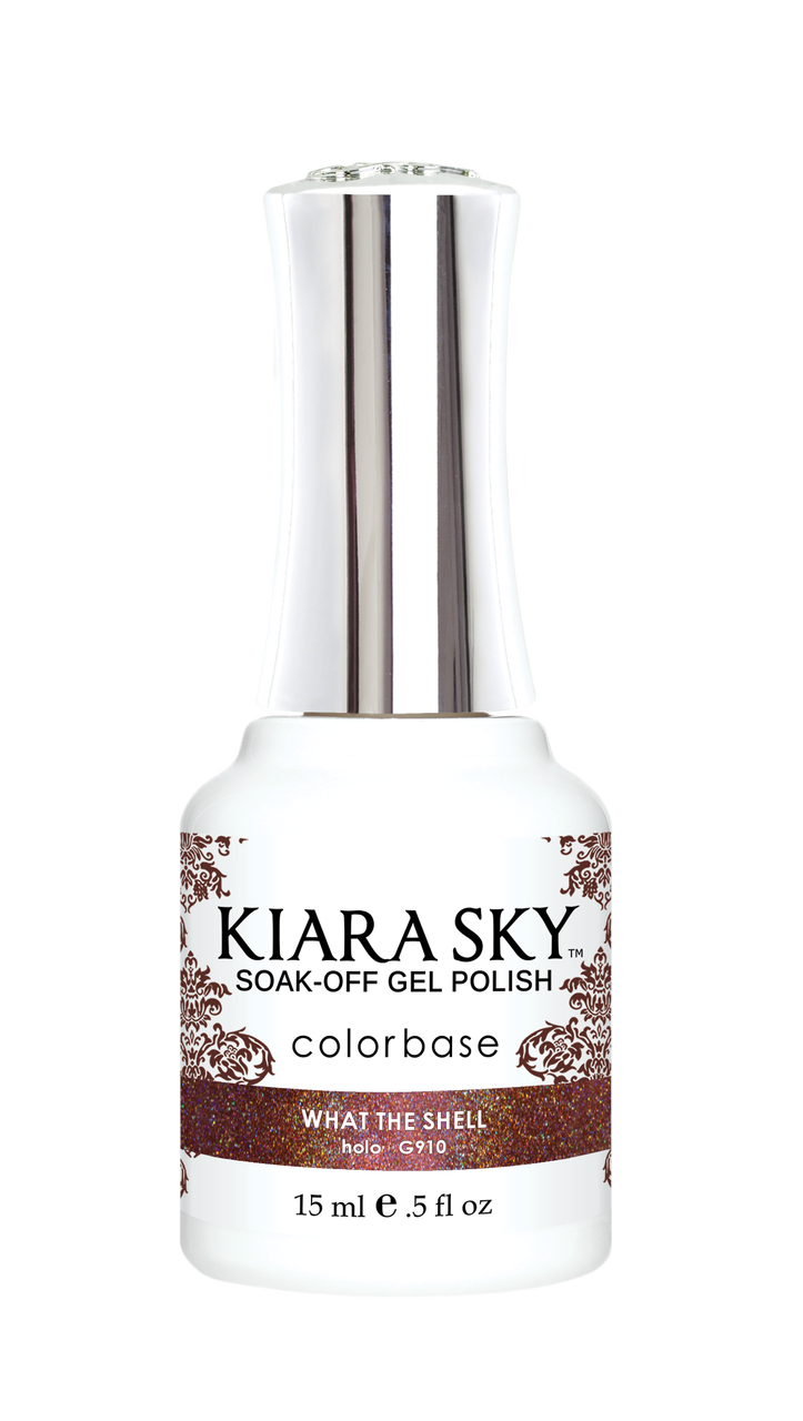 KIARA SKY HOLO MERMAID COLLECTION 2017 - GEL POLISH - G910 WHAT THE SHELL