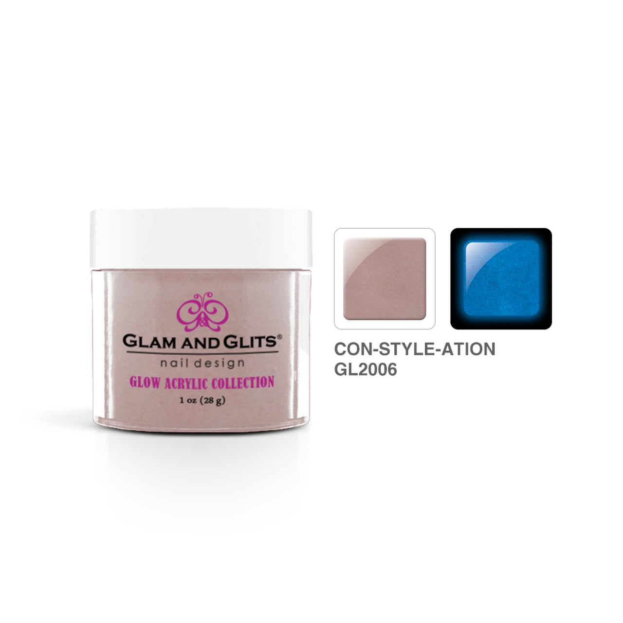 Glam and Glits Acrylic Powder Glow Collection #2006 Con-Style-Ation