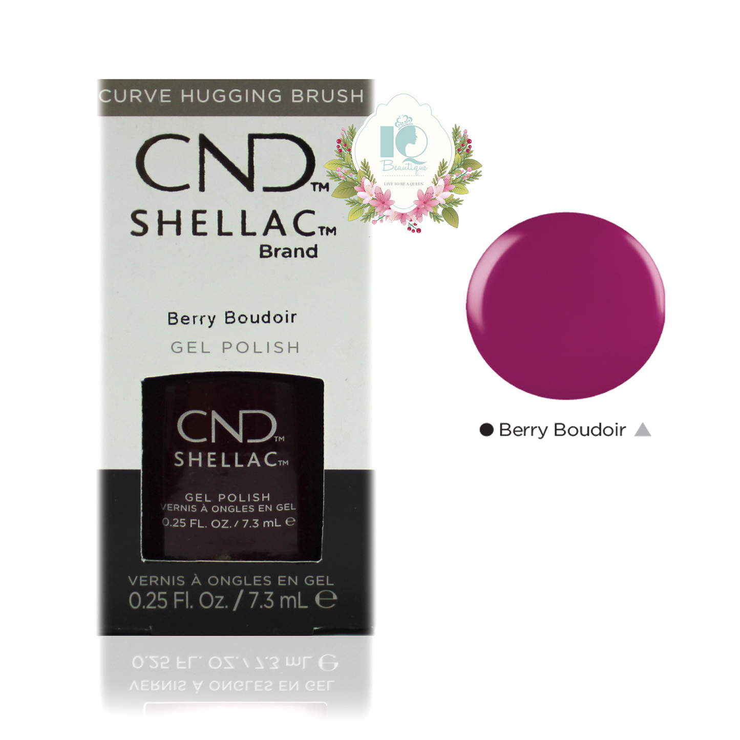 CND Shellac UV Gel Polish - Berry Boudoir (0.25 oz)