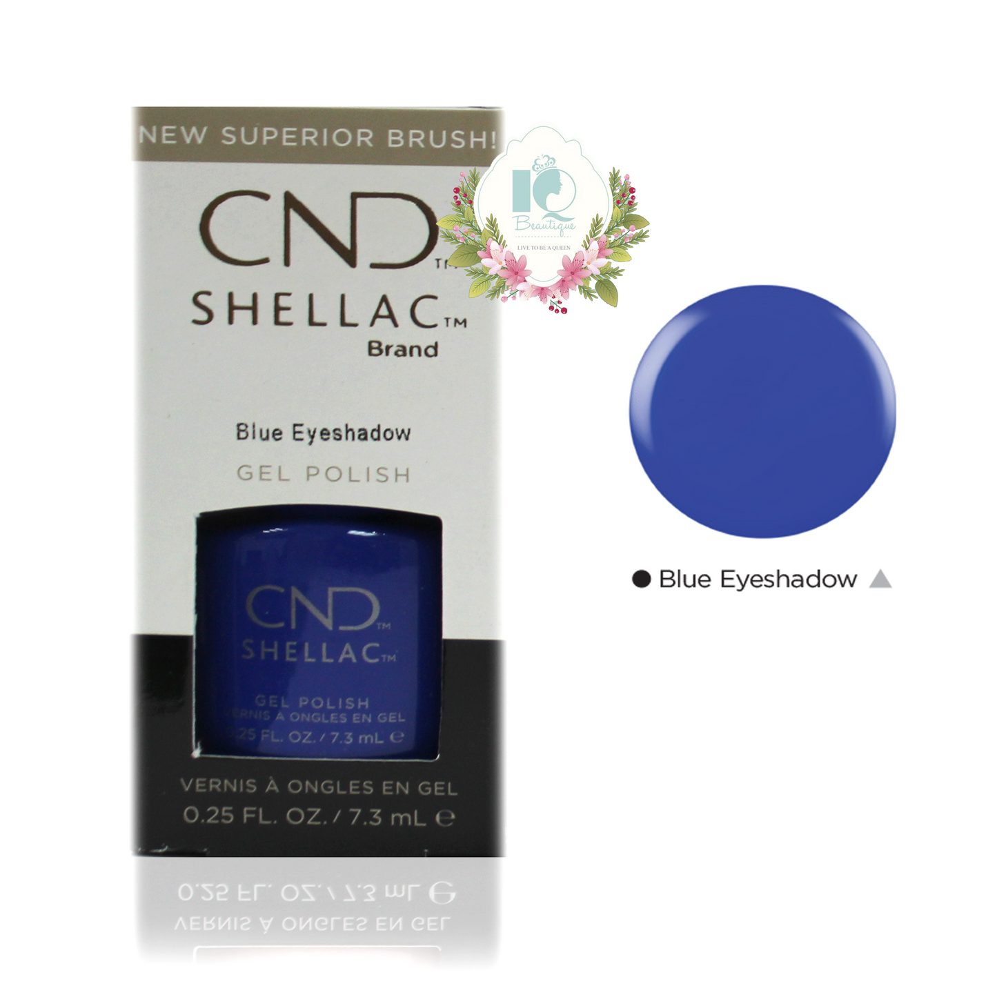 CND Shellac UV Gel Polish - Blue Eyeshadow (0.25 oz)