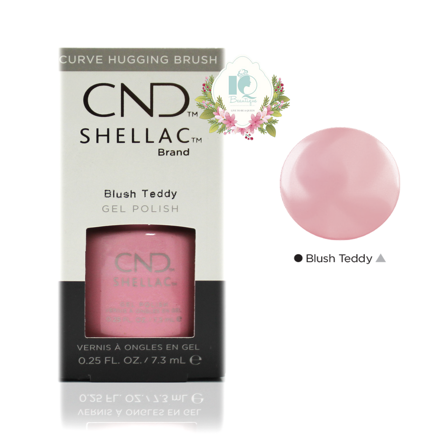 CND Shellac UV Gel Polish - Blush Teddy (0.25 oz)
