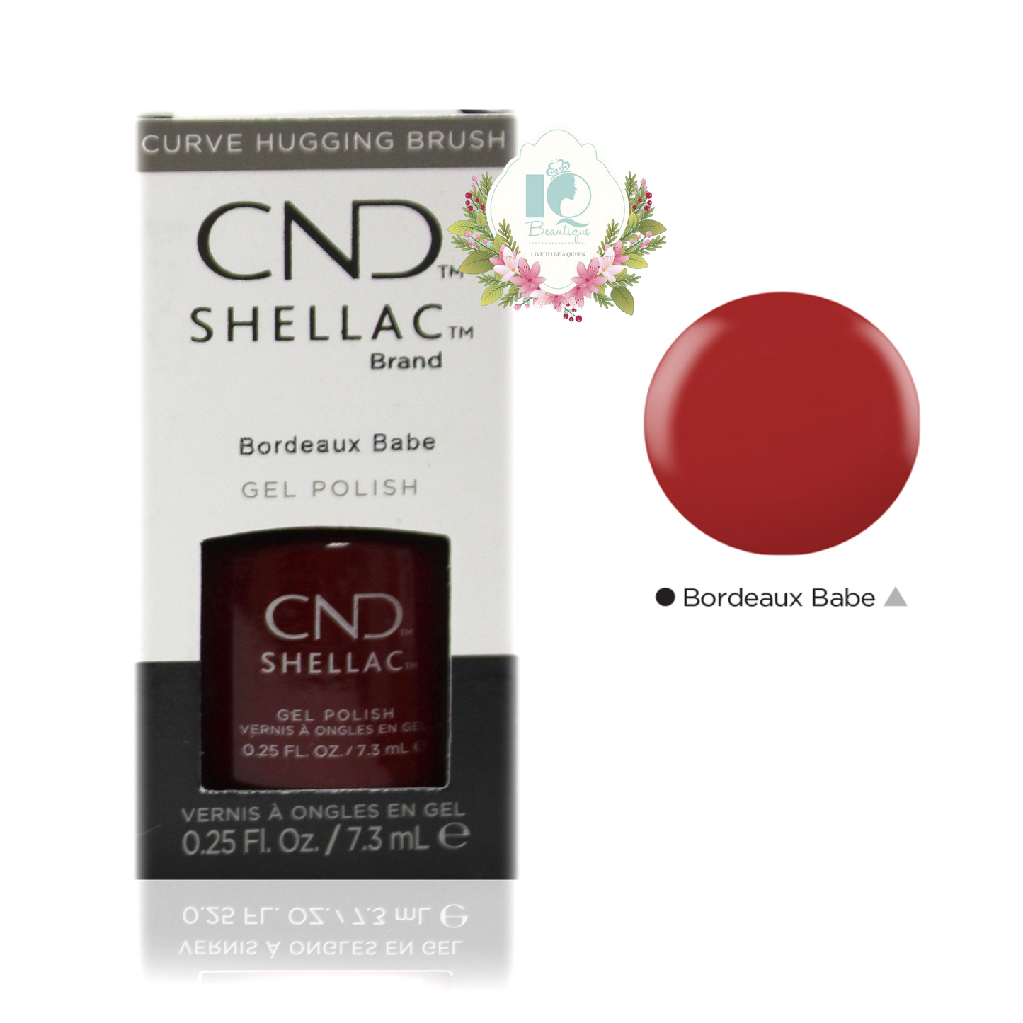 CND Shellac UV Gel Polish - Bordeaux Babe (0.25 oz)