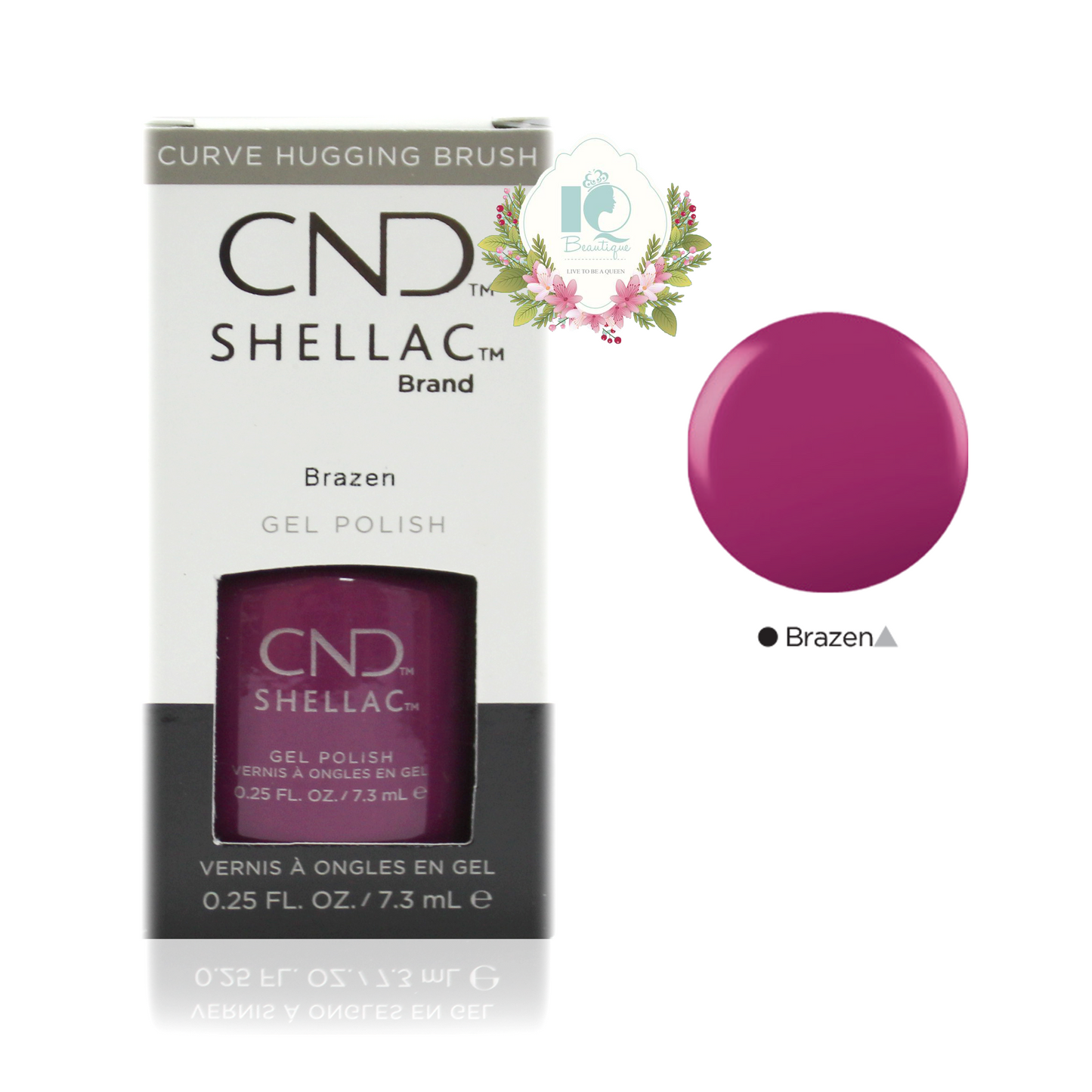 CND Shellac UV Gel Polish - Brazen (0.25 oz)