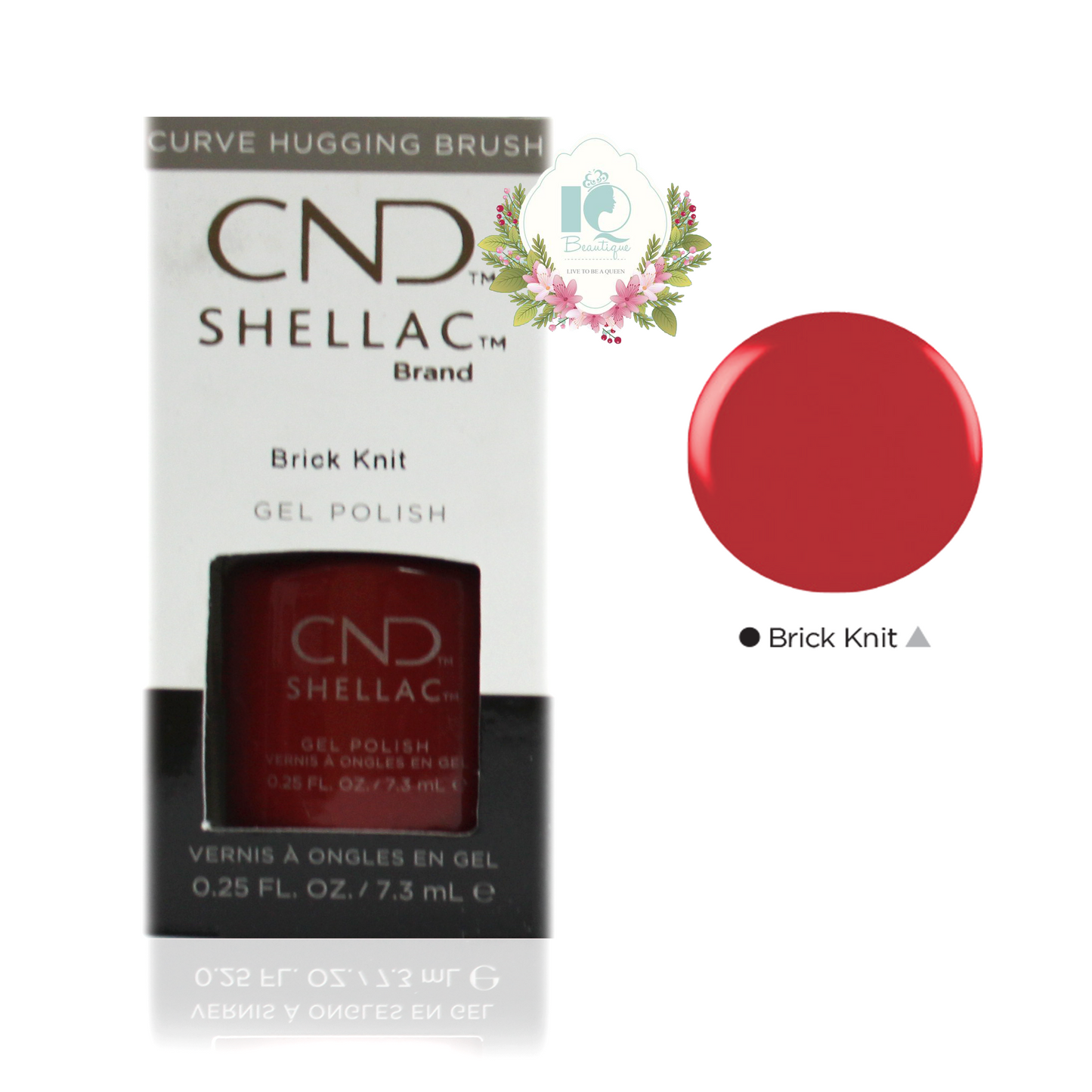 CND Shellac UV Gel Polish - Brick Knit (0.25 oz)