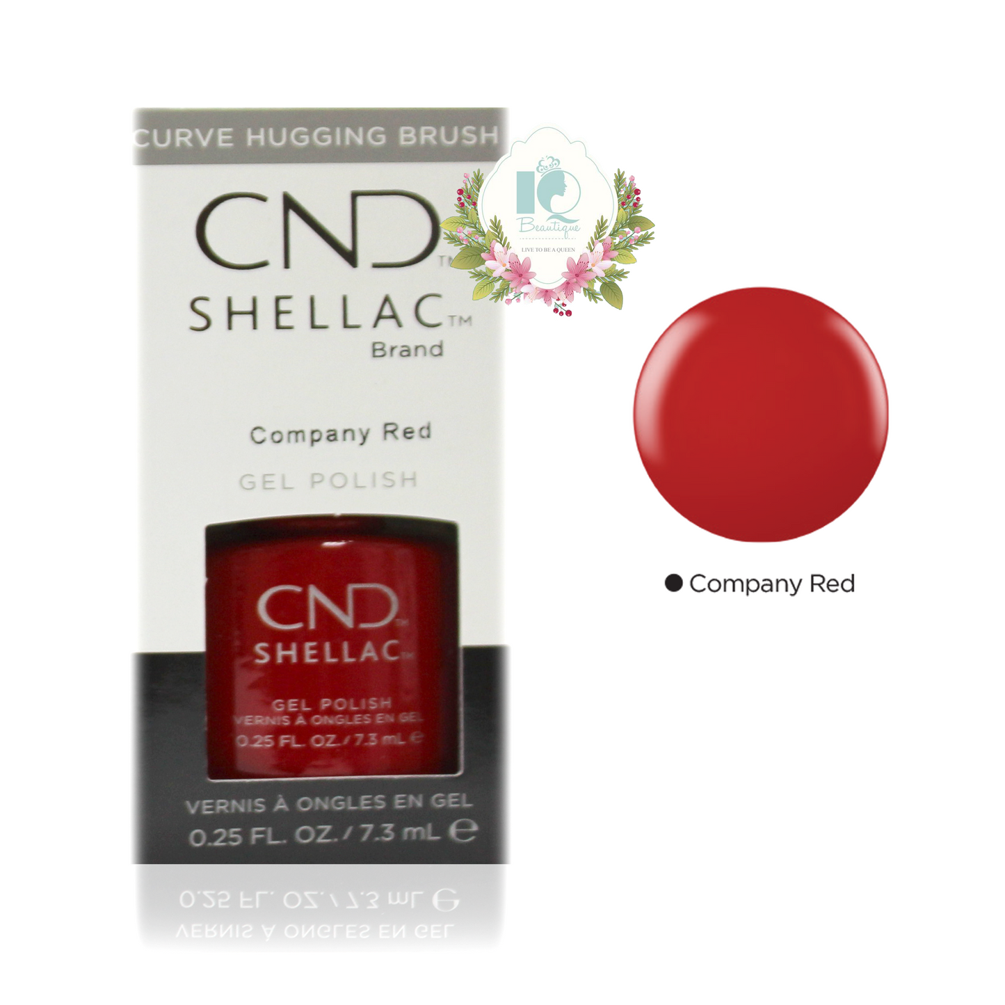 CND Shellac UV Gel Polish - Company Red (0.25 oz)