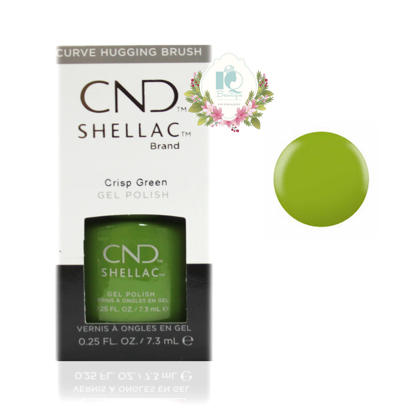 CND Shellac UV Gel Polish - Crisp Green (0.25 oz)