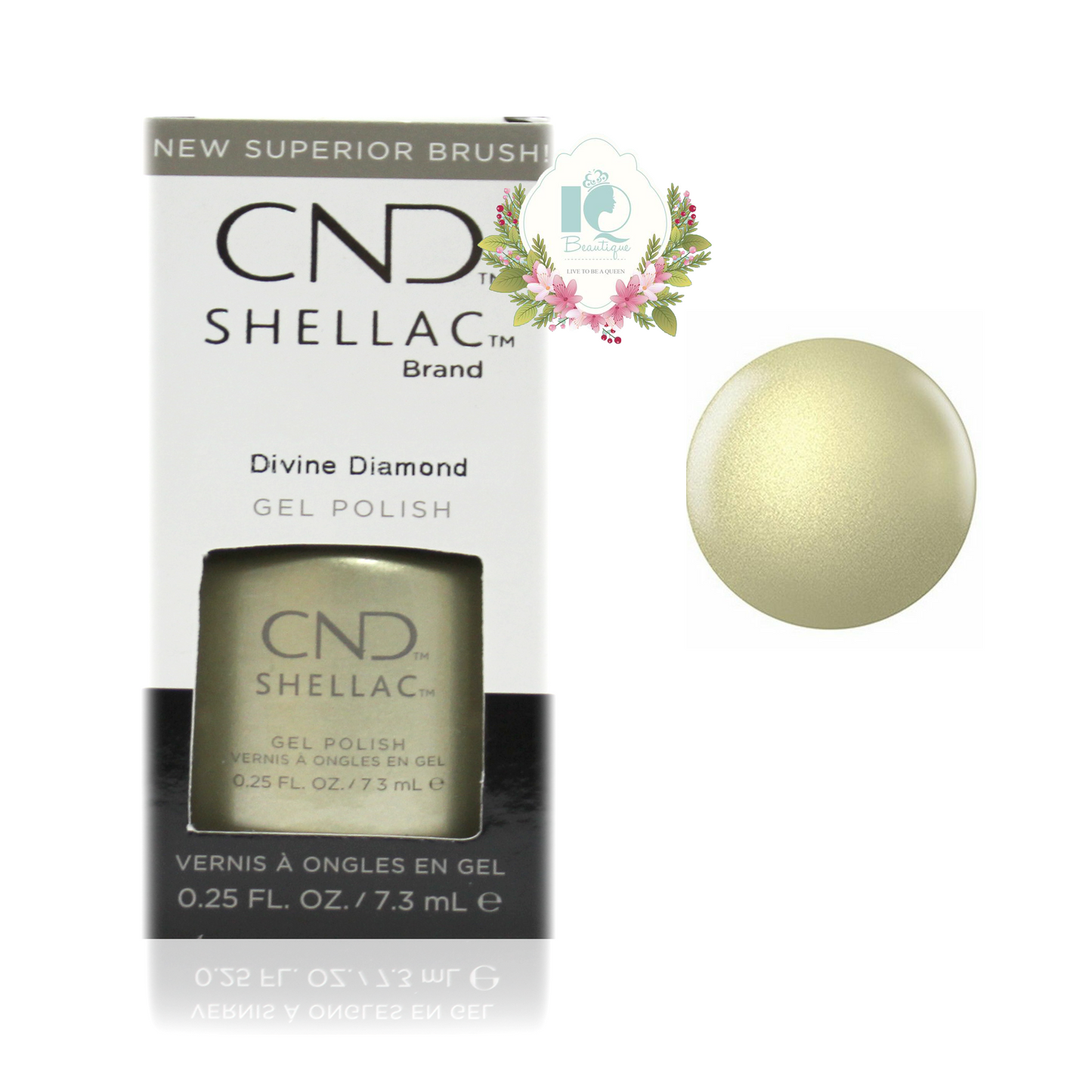 CND Shellac UV Gel Polish - Divine Diamond (0.25 oz)