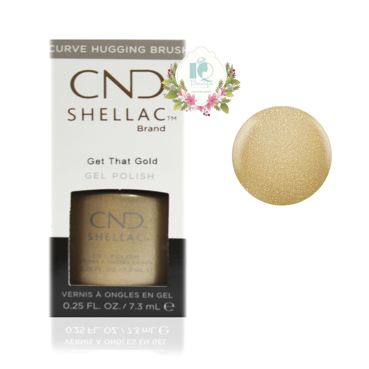 CND Shellac UV Gel Polish - Get That Gold (0.25 oz)