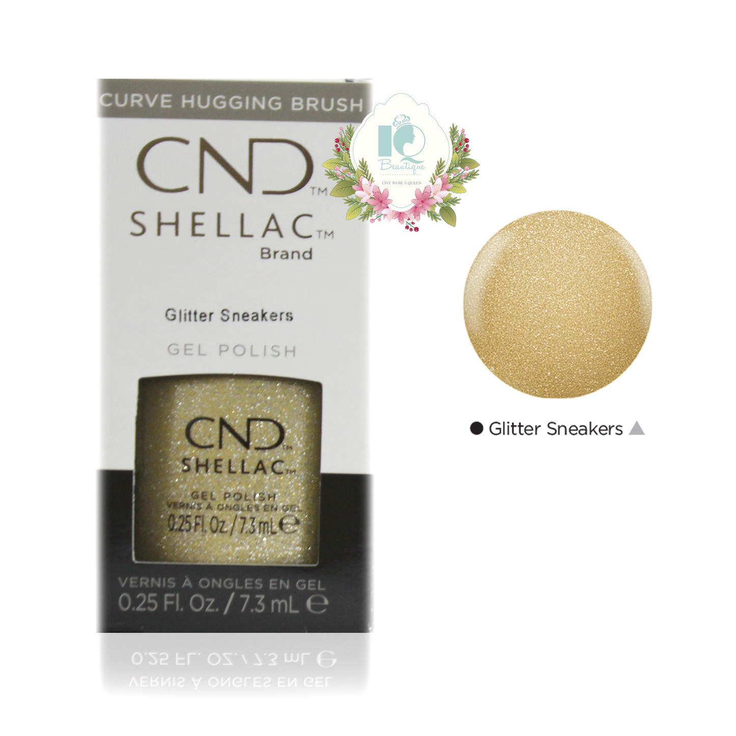 CND Shellac UV Gel Polish - Glitter Sneakers (0.25 oz)