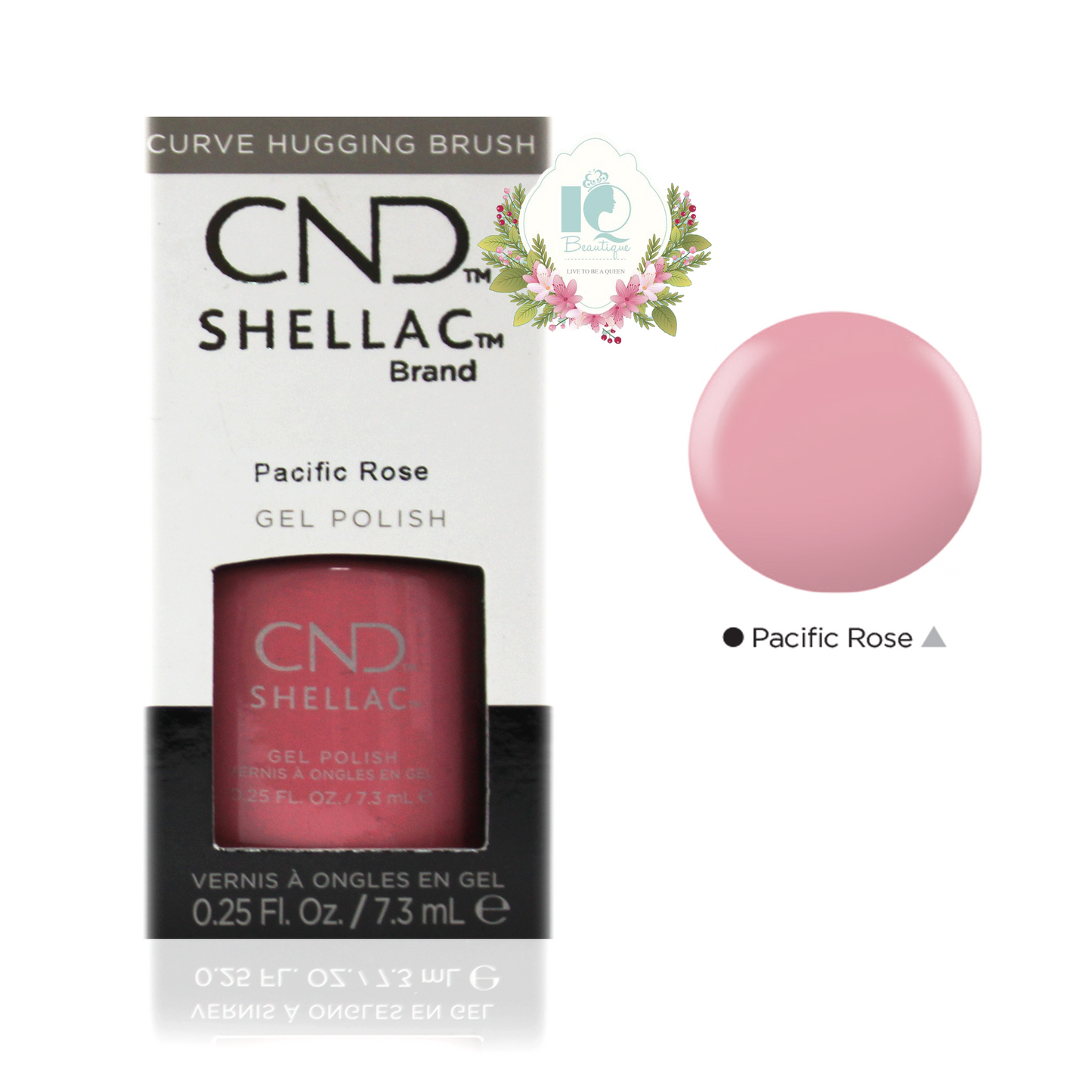 CND Shellac UV Gel Polish - Pacific Rose (0.25 oz)