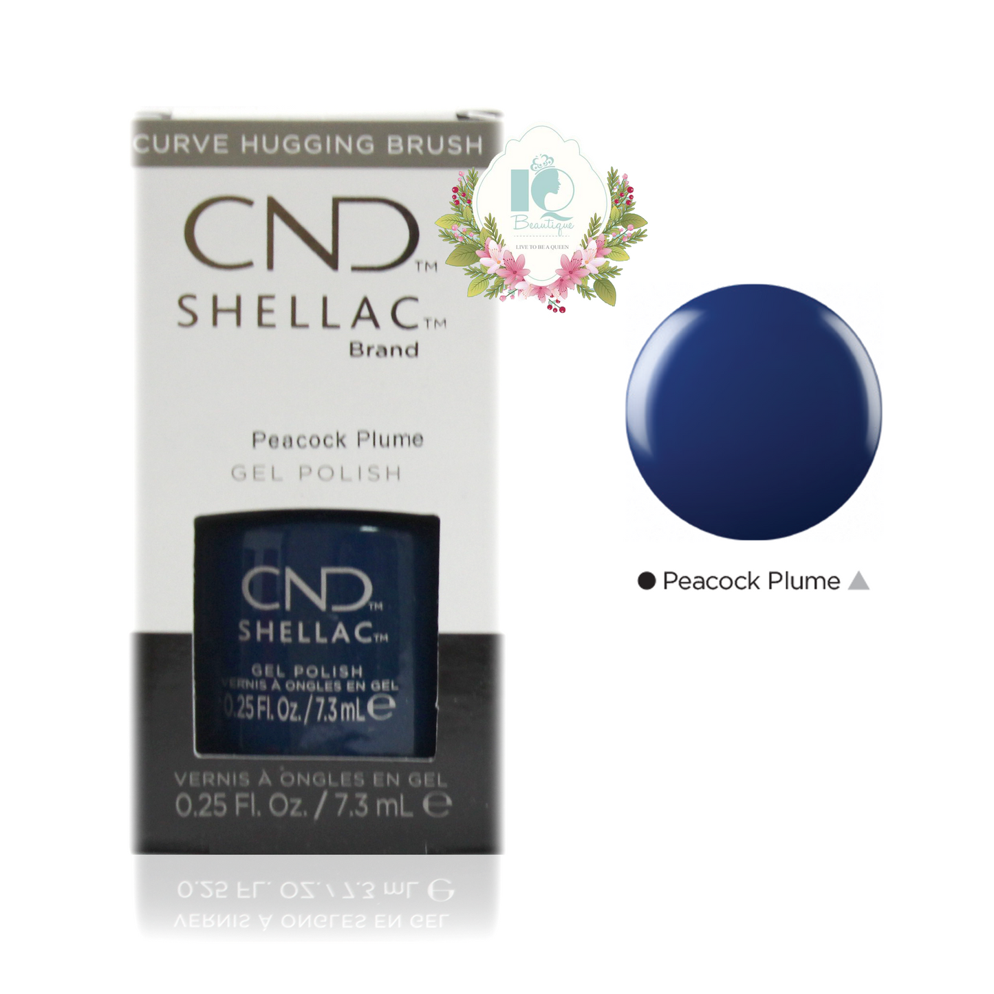 CND Shellac UV Gel Polish - Peacock Plume (0.25 oz)