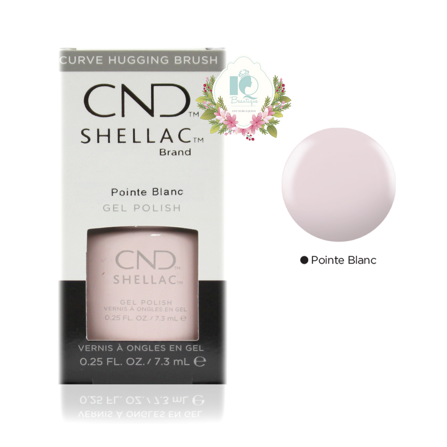 CND Shellac UV Gel Polish - Pointe Blanc (0.25 oz)