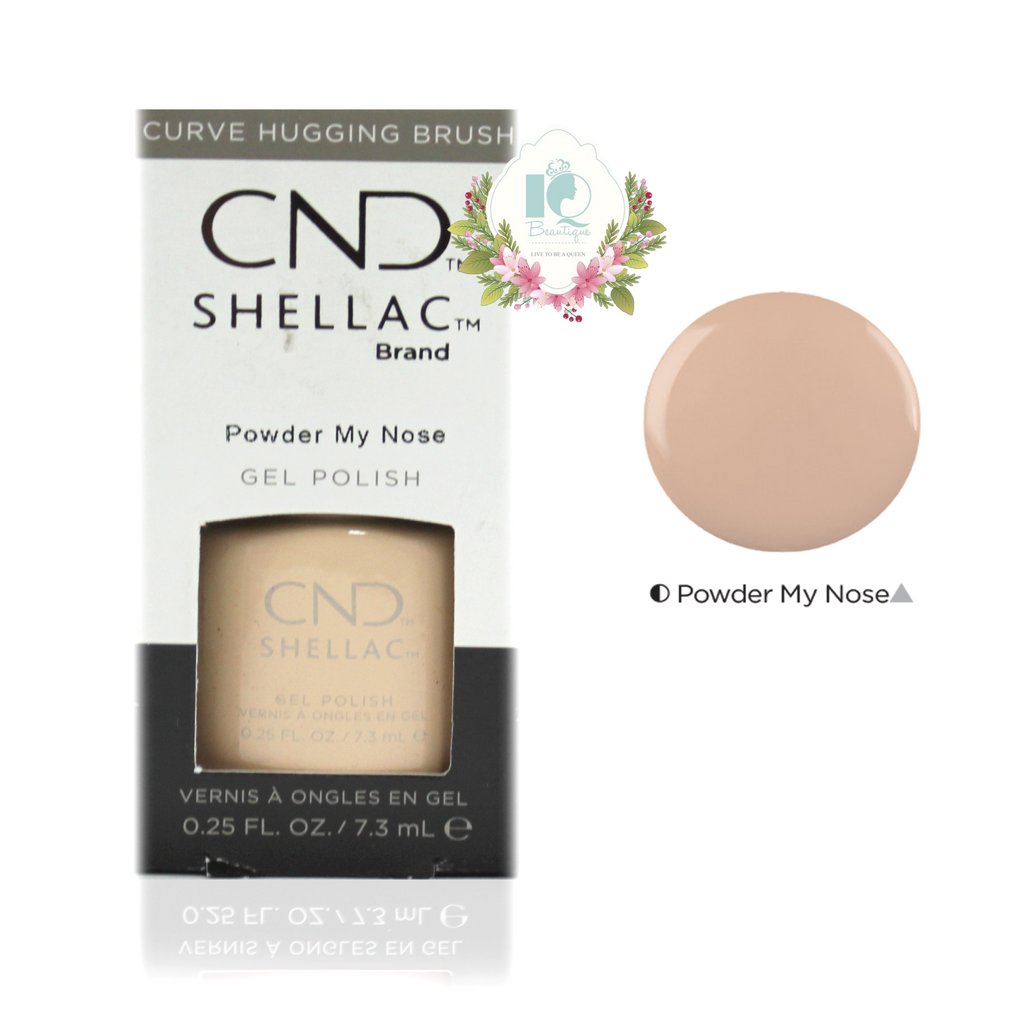 CND Shellac UV Gel Polish - Powder My Nose (0.25 oz)