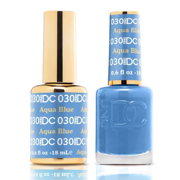 DND DC Matching Gel Polish Duo #030 - Aqua Blue